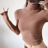 Women's T-Shirt Spring and Autumn Undershirt Women's T-shirt Top