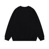 Men Hoodie Sweater Autumn and Winter Letter Printed Loose Long Sleeves round Neck Pullover Men