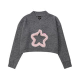 Women Sweater Short Sweater for Girls Autumn Sweater