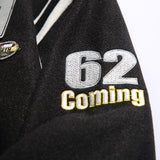 Varsity Jacket Vintage Spring Solid Color Embroidery Loose