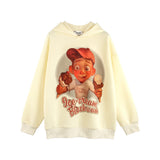 Men Hoodie Hooded Sweater Harajuku Style Pullover Loose Top Men's Spring and Autumn