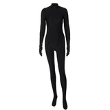 Women Jumpsuit Fall Fashion Slim Fit Slimming Long Sleeve Jumpsuit