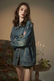 Unisex Jacket Fall Letter Print Jacket Women's Clothing
