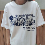 One Piece Luffy Zoro Sanji Nami Crew Printed Pattern Summer