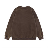 Men Hoodie round Neck Sweater Long Sleeve Casual Men