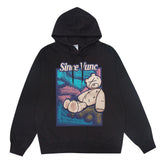 Men Hoodie Printed Casual Sweatshirt Men's Spring and Autumn Loose-Fitting Hoodie