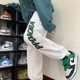 Men Sweatpants Men's Autumn and Winter Casual Pants High Street Exercise Ankle-Tied Sweatpants