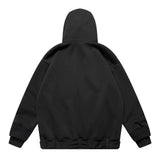 Men Fleece Lined Hoodie Embroidered Hoodie Long Sleeve Sports Hoodie Winter
