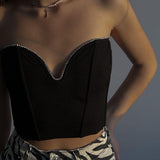 Women Halter Tops Spring New Fashion V-neck Top