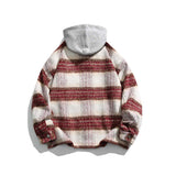 Unisex Jacket Autumn Retro Contrast Color Coat