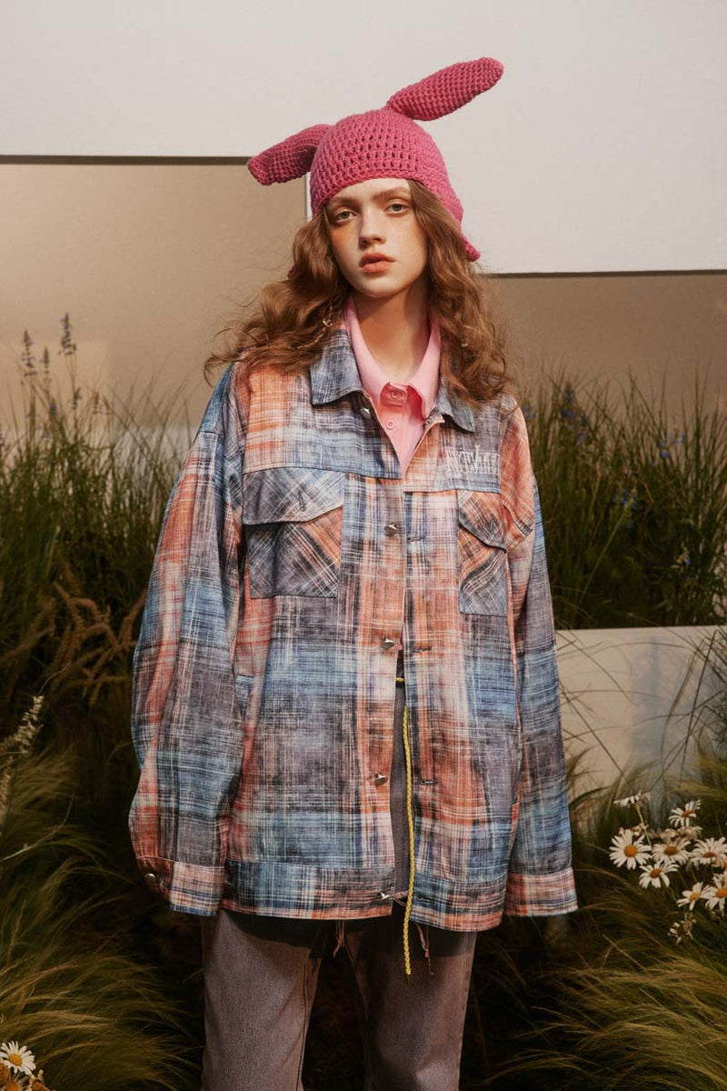 Unisex Jacket Autumn Back Affixed Cloth Embroidered Coat Women's Clothing