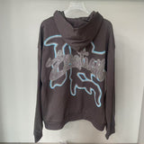 Mixed Emotion hoodie Hot Diamond Zip Cardigan Sweater Jacket