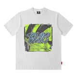 Men T Shirt Hip Hop Print Short Sleeve T-shirt Men and Women All-Matching Cotton
