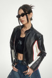 Unisex Jacket Autumn Simplicity High Street Leather Coat