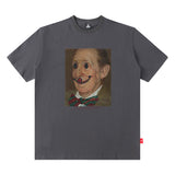 Men T Shirt Printed Short Sleeve Loose Street Fashion Brand Couple T-shirt Men and Women