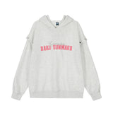 Men Hoodie Hooded Sweater Men's Sleeve Hoodie Top Loose