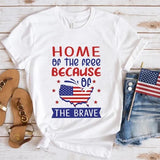 Women's Independence Day T Shirt round Neck Short Sleeve T-shirt Women's Top