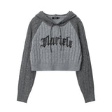 Women Sweater Hooded Sweater for Girls Casual Long Sleeve