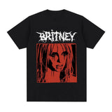 Britney Spears Metal Rock Graphic T-shirt Men Women Fashion