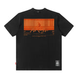 Men T Shirt Fashion Brand Printing Short-Sleeved T-shirt Men's Loose Casual