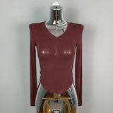 Women Long Sleeve Shirt Tight Spring Long Sleeve