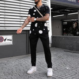 Men Shirt Summer Shirt Men Short Sleeve Fashion Polo Collar