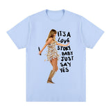 Taylor Concert Vintage T-shirt Summer Fashion Fans Gift