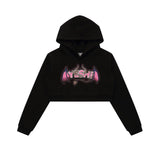Women Hoodie Printed Hooded Short Sweater Women's Autumn Leisure Long Sleeve Hoodie