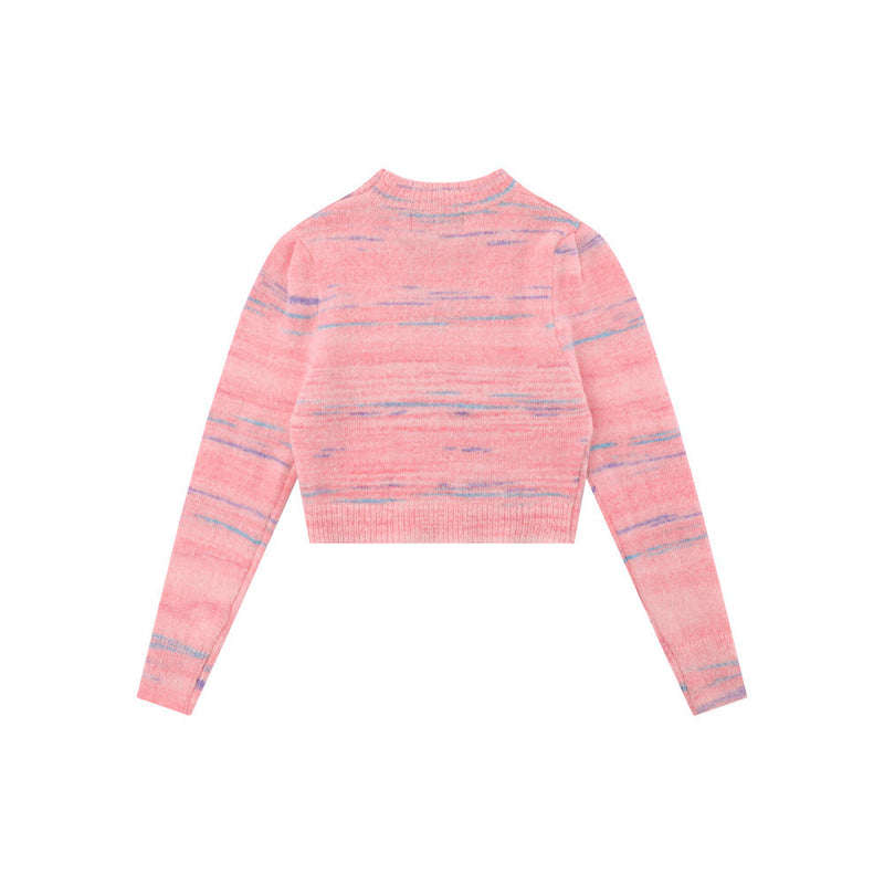 Women Sweater Girls Short Wool Autumn Casual Sweater