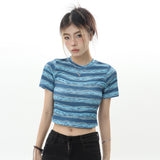 Women T-shirt Short T-shirt Women's High Street Fashion Brand Summer round Neck