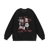 Men Hoodie Spoof Fun Portrait Printing Sweater Men's Autumn