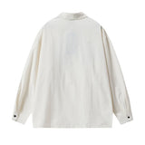 Men Long Sleeved T Shirt Printed Long Sleeve Shirt Men Spring and Autumn Loose Casual Outerwear Coat Shirt