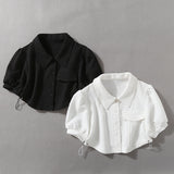 Women T-shirt High-Waist Blouse Women's Short Summer Top