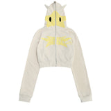 Women Hoodie Cropped Hoodie Women's Casual Jacket