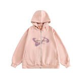 Unisex Jacket Autumn Deerskin Printed Cardigan Jacket