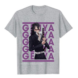 Popular Man T Shirt Retro Name Genya Demon Slayer Leisure