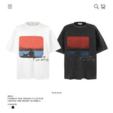 American vintage street T-shirt summer loose vintage menswear