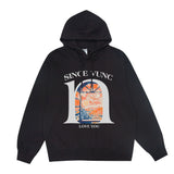 Men Hoodie Printed Hoodie Men's Autumn and Winter Leisure Loose Sports Hoodie