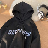 Men Hoodie Hooded Sweater Spring and Autumn High Sense Early Autumn Clothing