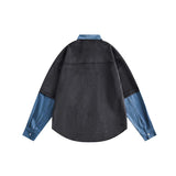 Unisex Jacket Fall Filler False Two-Piece Sweaters Women's Clothing