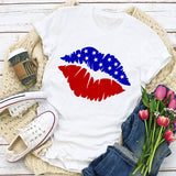 Women's Independence Day T Shirt Short Sleeve T-shirt Women's Fashion Loose