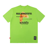 Men T Shirt Short Sleeve T-shirt Men and Women High Street Loose Couple