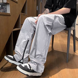 Men Sweatpants Men's Summer Retro Design Loose Straight