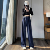 Palazzo Pants Wide-Leg Pants Women's Autumn Loose Straight Drooping Casual Pants