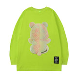 Men Long Sleeve Shirt Autumn and Winter round Neck Long Sleeve T-shirt Men and Women Ins Loose