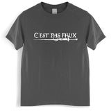 Men Cotton T Shirt C'est Pas Faux T Shirt Kaamelott Kame