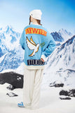 Unisex Jacket Autumn Jacquard Embroidered Cardigan Sweaters Women's Clothing