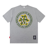 Men T Shirt Spring/Summer Letter Print Loose Short Sleeve T-shirt for Men and Women