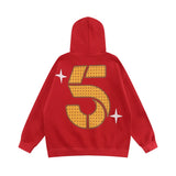 Men Hoodie Number 5 XINGX Printed Hoodie