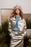 Unisex Jacket Autumn Stitching Reflective Coat Women's Clothing